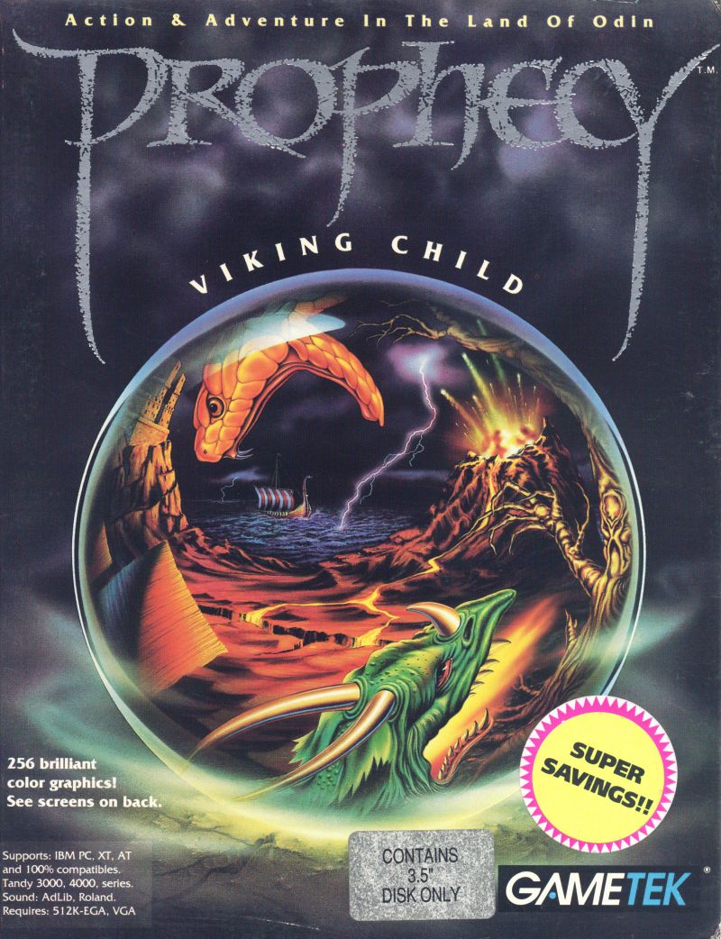 Prophecy: Viking Child DOS Front Cover